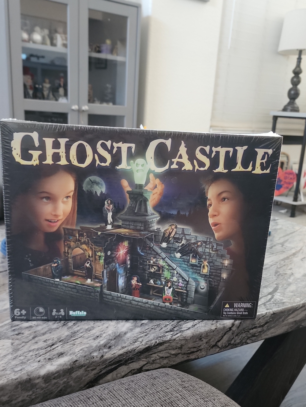 Ghost Castle Board Game Buffalo Games NEW Sealed Haunted House 3D Traps.